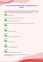 ALTA &lpar;13&rpar;-compressed Exam &vert; Questions and Answers&NewLine;with Verified Solutions &vert; Latest Update 2026