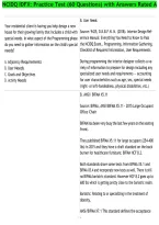 NCIDQ IDFX&colon; Practice Test &lpar;60 Questions&rpar; with Answers Rated A