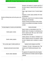 NACE CIP 2 Exam Test Questions and Answers Rated A