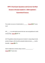 FIPP 6 Final Exam & TPN Exam Prep Bundle 2026 &vert; 500&plus; Practice Questions & Answers &vert; Detailed Rationales &vert; Comprehensive Study Guide