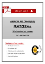 American Red Cross BLS Practice Exam &lpar;Latest 2026&sol;2027&rpar; 300&plus; Actual Questions & Answers with Rationales A&plus; Graded &vert; Updated PDF