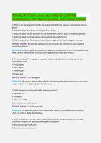 BIOS 252 COMP Exam Study Guide 2025&sol;2026 &vert; BIOS 252 &NewLine;Comprehensive Exam Practice Questions with Detailed Answers