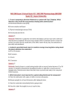 BIO 290 Exam 3 Actual Exam V2 &vert; BIO 290 Pharmacology &lpar;BIO290 &NewLine;Exam 3&rpar; &vert; Joyce University 