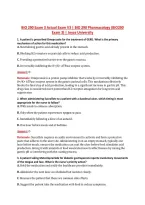 BIO 290 Exam 3 Actual Exam V3 &vert; BIO 290 Pharmacology &lpar;BIO290 &NewLine;Exam 3&rpar; &vert; Joyce University