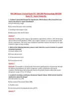 BIO 290 Exam 2 V1&ndash;V3 &vert; BIO 290 Pharmacology &vert; Actual Q&A with Rationale &lpar;BIO290 Exam 2&rpar; &vert; Joyce University