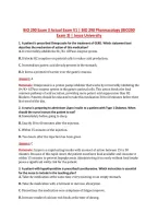 BIO 290 Exam 3 Actual Exam V1 &vert; BIO 290 Pharmacology &lpar;BIO290 &NewLine;Exam 3&rpar; &vert; Joyce University 