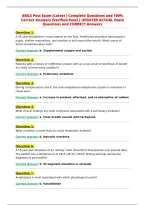 AMLS Post Exam &lpar;Latest &rpar; Complete Questions and 100&percnt;&NewLine;Correct Answers &lpar;Verified Pass&rpar; &vert; UPDATED ACTUAL Exam&NewLine;Questions and CORRECT Answer