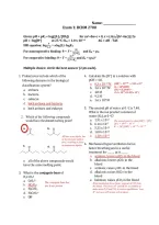 BCHM 2700 Exam 1 Questions and Answers &ndash; University of Colorado Boulder &vert; Updated 2026&period;