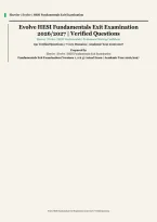 Evolve HESI Fundamentals Exit Exam 2026&sol;2027 &vert; 150 Verified Questions & Answers &vert; Elsevier Nursing Prep &vert; 7 Core Domains &vert; Instant Download