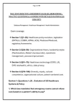 Wgu D545 Objective Assessment Exam &lpar;Elaborations&rpar; &ndash; &NewLine;Practice Questions & Answers With Detailed Rationales 
