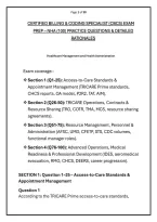 Certified Billing & Coding Specialist &lpar;Cbcs&rpar; Exam &NewLine;Prep &ndash; Nha &lpar;100&rpar; Practice Questions & Detailed &NewLine;Rationales 