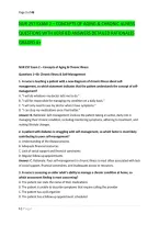 Nur 257 Exam 2 &ndash; Concepts Of Aging & Chronic Illness &NewLine;Questions With Verified Answers Detailed Rationales &NewLine;Graded A&plus; 