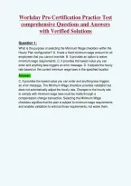 Workday Pro Certification Practice Test&NewLine;comprehensive Questions and Answers&NewLine;with Verified Solutions