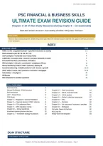 PSC Financial & Business Skills Exam Revision Guide - distinction achieved &lpar;Ulaw&rpar;