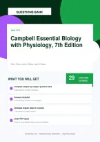 Campbell Essential Biology with Physiology 7th Edition &vert; Full Test Bank &lpar;All 29 Chapters Included&rpar;