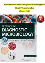 TEST BANK For Textbook Of Diagnostic Microbiology&comma; 6th Edition By Connie R&period; Mahon&comma; Verified Chapters 1 - 41&comma; Complete Newest Version