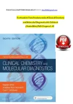 Test bank for Tietz Fundamentals of Clinical Chemistry and Molecular Diagnostics&comma; 8th Edition by Nader Rifai&comma; PhD Chapters 1 - 49