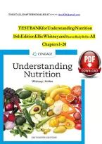 TEST BANK for Understanding Nutrition 16th Edition Ellie Whitney and Sharon Rady Rolfes All Chapters 1 - 20