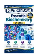 Solution Manual For Essential Biochemistry 5th Edition By Charlotte W&period; Pratt&comma; Kathleen Cornely Exam Prep Material &period;pdf&NewLine;&NewLine;