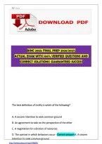 Bsnc 2055&colon; Final Prep 2026&sol;2027&semi; Actual Exam With 100&percnt; Verified Questions And Correct Solutions&vert; Guaranteed Success 