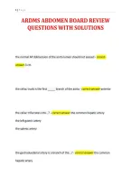 Ardms Abdomen Board Review&NewLine;Questions With Solutions