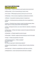 Asap Pace Certification Questions And Ans Comprehensive Examination Bundle
