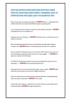 Ascp Cg Certification Exam 2026 With Real Exam &NewLine;Practice Questions And Correct Answers&sol; Ascp Cg &NewLine;Certification Test 2026&sol; Ascp Cytogenetics Test
