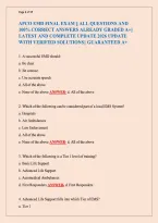 Apco Emd Final Exam &vert;&vert; All Questions And &NewLine;100&percnt; Correct Answers Already Graded A&plus;&vert;&vert; &NewLine;Latest And Complete Update 2026 Update &NewLine;With Verified Solutions&vert;&vert; Guaranteed A&plus;