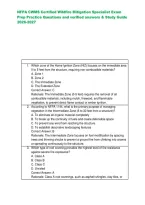 NFPA CWMS Certified Wildfire Mitigation Specialist Exam Prep Practice Questions and verified answers & Study Guide 2026-2027