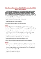 NUR 175 Exam 1 Actual Exam V3 &vert; NUR 175 Mental Health &lpar;NUR175 &NewLine;Exam 1&rpar; &vert; Joyce University