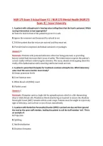 NUR 175 Exam 3 Actual Exam V1 &vert; NUR 175 Mental Health &lpar;NUR175 &NewLine;Exam 3&rpar; &vert; Joyce University
