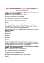 NUR 175 Exam 3 Actual Exam V3 &vert; NUR 175 Mental Health &lpar;NUR175 &NewLine;Exam 3&rpar; &vert; Joyce University