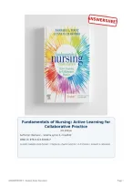 TEST BANK FOR Fundamentals of Nursing&colon; Active Learning for Collaborative Practice &mdash; 3rd Edition&NewLine;This TEST BANK FOR  Fundamentals of Nursing&colon; Active Learning for Collaborative Practice&comma; 3rd Edition study document gives nursing students a comprehensive rev