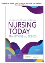 Test Bank for Nursing Today&colon; Transition and Trends 11th Edition by Zerwekh and Garneau&NewLine;