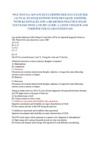 Wgu D115 Oa Advanced Pathophysiology Exam 2026 &NewLine;&vert; Actual Exam Questions With Detailed Answers &NewLine;With Rationales And A Readiness Practice Exam &NewLine;Test Bank With A Study Guide &vert; Latest Updated And &NewLine;Verified For Guaranteed Pass