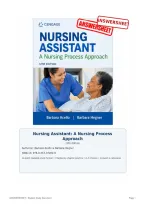 TEST BANK FOR Nursing Assistant&colon; A Nursing Process Approach &mdash; 12th Edition&NewLine;This TEST BANK FOR  Nursing Assistant&colon; A Nursing Process Approach&comma; 12th Edition study document provides an organized and practical review for nursing assistant students preparing 