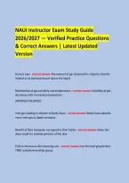 NAUI Instructor Exam Study Guide &NewLine;2026&sol;2027 &mdash; Verified Practice Questions &NewLine;& Correct Answers &vert; Latest Updated Version &NewLine; &NewLine;