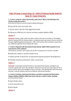 NUR 175 Exam 2 V1&ndash;V3 &vert; NUR 175 Mental Health &vert; Actual Q&A with Rationale &lpar;NUR175 Exam 2&rpar; &vert; Joyce University