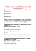 NUR 175 Exam 4 Actual Exam V2 &vert; NUR 175 Mental Health &lpar;NUR175 &NewLine;Exam 4&rpar; &vert; Joyce University
