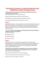 NUR 175 Exam 4 V1&ndash;V3 &vert; NUR 175 Mental Health &vert; Actual Q&A with Rationale &lpar;NUR175 Exam 4&rpar; &vert; Joyce University
