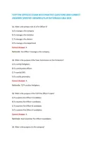 Tcfp Fire Officer Ii Exam With Practice Questions And Correct &NewLine;Answers &lpar;Verified Answers&rpar; Plus Rationales Q&A 2026 