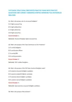 Tcfp Basic Structural Firefighter Practice Exam With Practice &NewLine;Questions And Correct Answers &lpar;Verified Answers&rpar; Plus Rationales &NewLine;Q&A 2026
