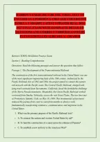 Barron's Exercise For The Toefl Test Of English As A Foreign Language 6Th Edition Pamela J&period; Sharpe Latest Updated Real 2026-2027 Final Exam With Complete Detailed Questions And Correct Verified Answers Plus Rationales Already A&plus; Graded