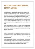 Abcte Ptk Exam Questions With Correct Answers