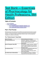 2026&sol;2027 S-Tier Elite Test Bank&colon; Essentials of Pharmacology for Health Professions 10th Edition &lpar;Advanced Rationales&rpar;