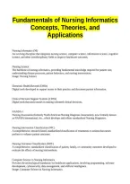 Fundamentals of Nursing Informatics Concepts&comma; Theories&comma; and Applications&period;