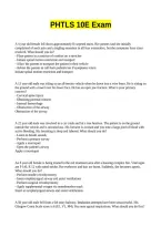 PHTLS 10E Exam Verified set&period;