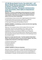 ATI RN Mental Health Practice Test 2026&sol;2027 &vert; ATI Mental Health Nursing Study Guide&comma; Practice Questions & Answers&comma; Psychiatric Disorders&comma; Psychopharmacology&comma; Therapeutic Communication&comma; Crisis Intervention&comma; Client Safety & Comprehensive Exam Prep