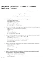 TEST BANK FOR Dulcan&rsquo;s Textbook of Child and Adolescent Psychiatry