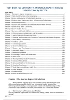 Test bank for Community and Public Health Nursing 10th Edition Rector